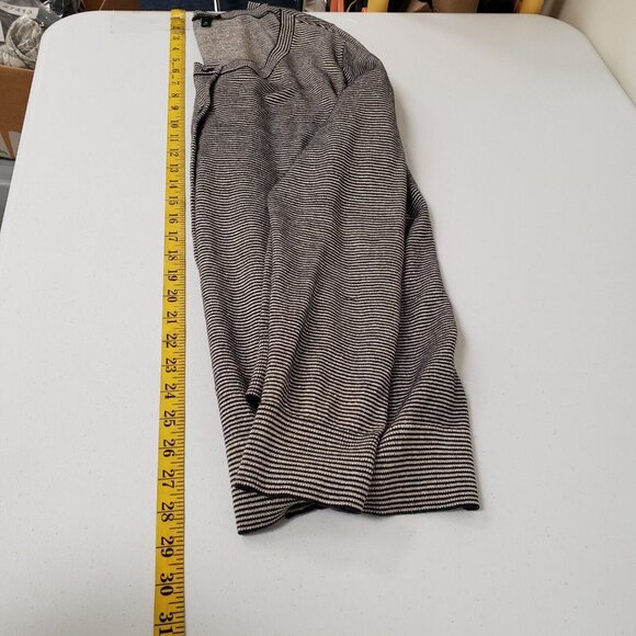 Talbots Womens Office Metallic Striped Cardigan Size 1X Blue Career Lightweight - Picture 6 of 8